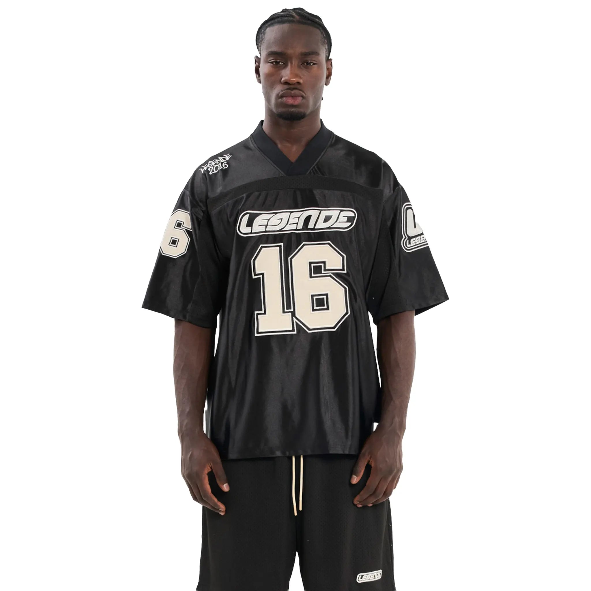 Front View of Legende Paris 2.0 Black Jersey